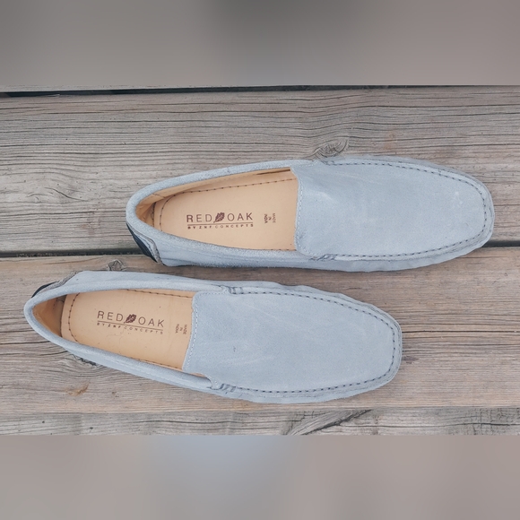 Grey suede leather driving shoes ***Sleek design regular to medium width feet*** - Picture 6 of 8